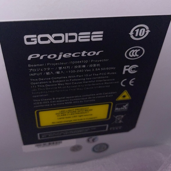 Goodee 1080 hp full projector - Picture 6 of 6